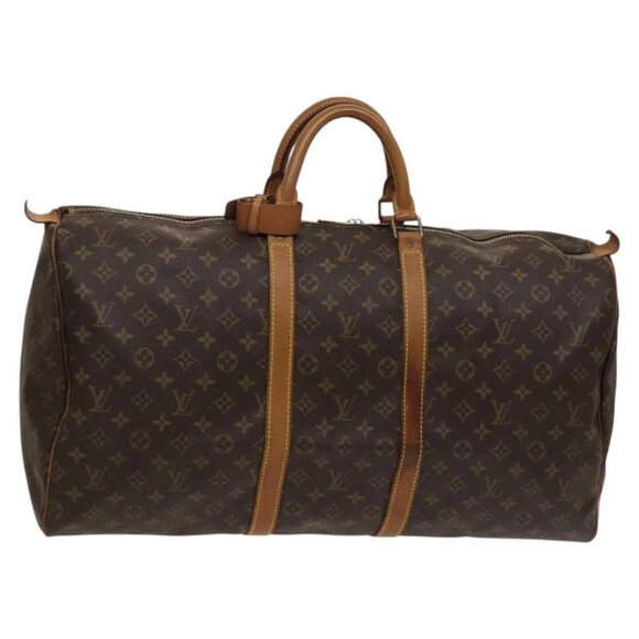 LOUIS VUITTON Monogram Keepall 55 Boston Bag M41424 LV Auth fm4599 - Picture 1 of 16